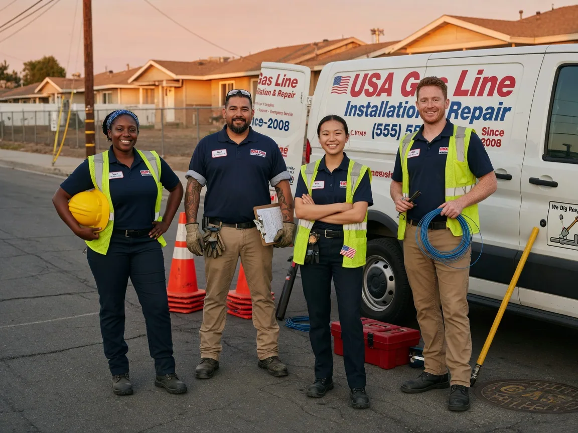 Gas Line Installation company in Newton Hamilton, PA